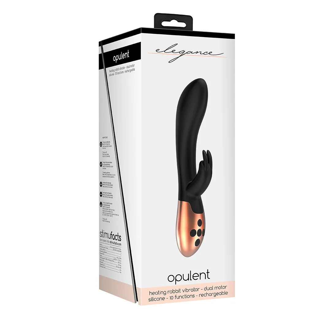 Vibratore rabbit con funzione riscaldante – Elegance by Shots Opulent Elegance by Shots - immagine 1