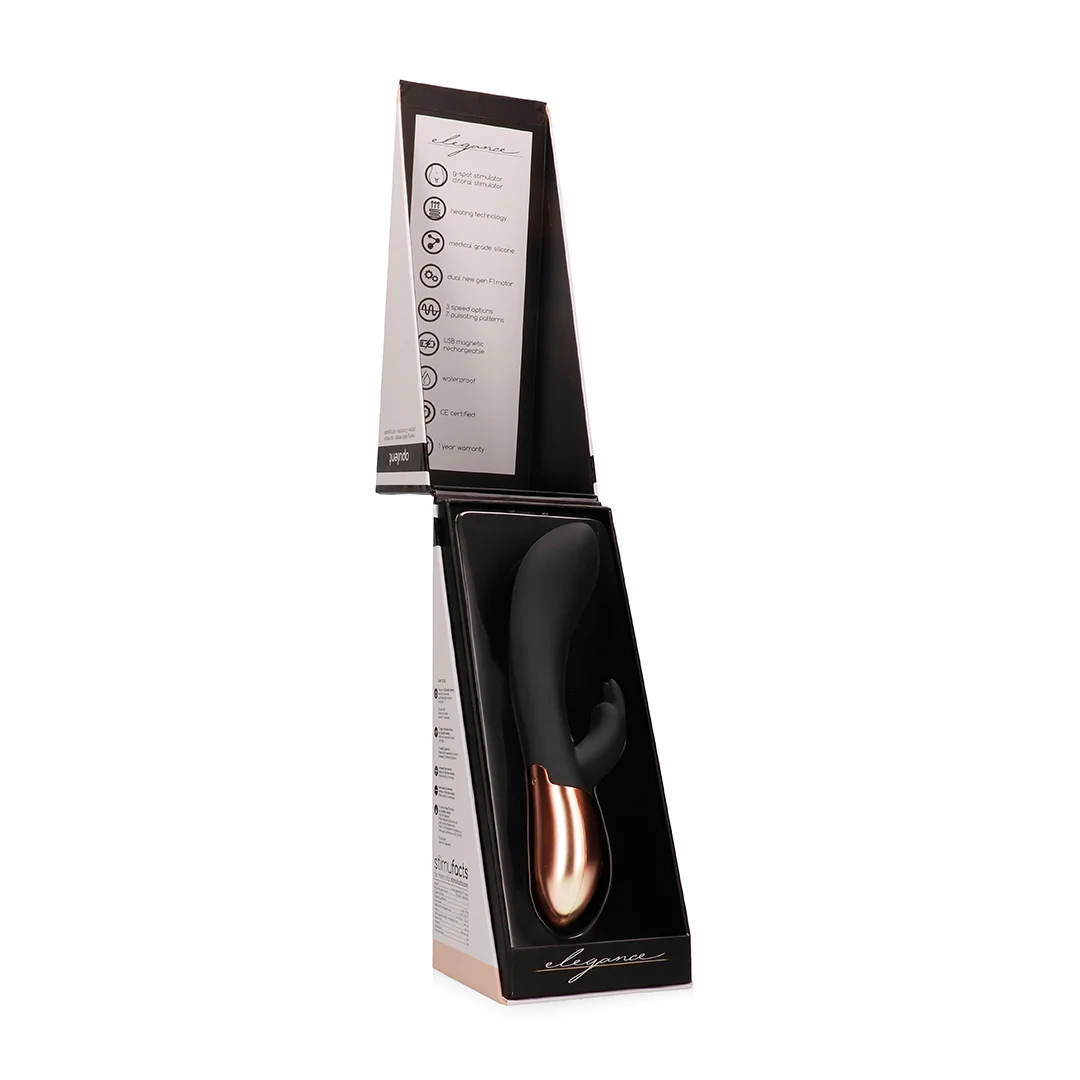 Vibratore rabbit con funzione riscaldante – Elegance by Shots Opulent Elegance by Shots - immagine 3