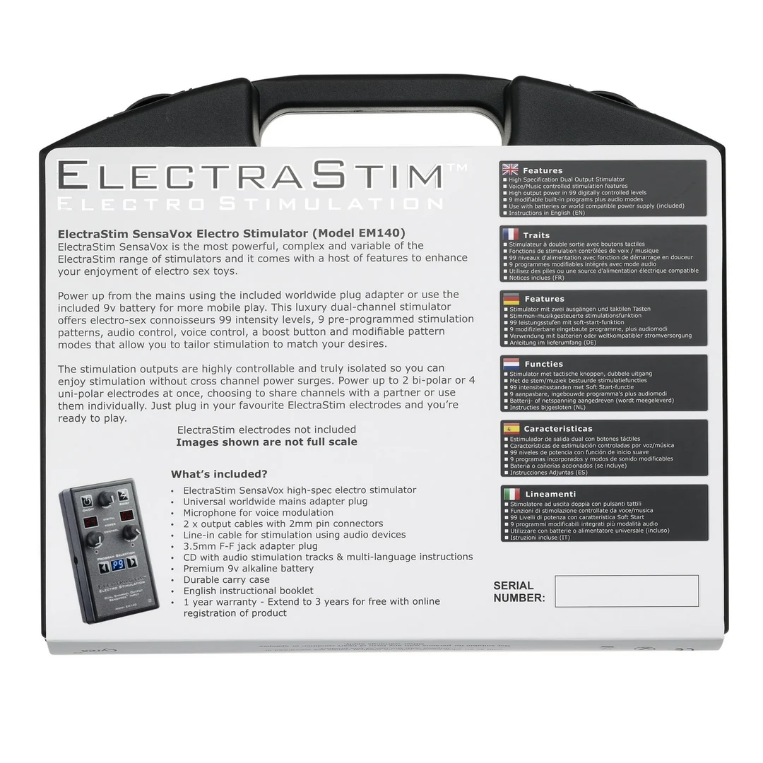 Kit elettrostimolatore ElectraStim SensaVox - immagine 3
