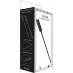 Sonda uretrale flessibile ElectraStim Silicone Noir 7 mm nera