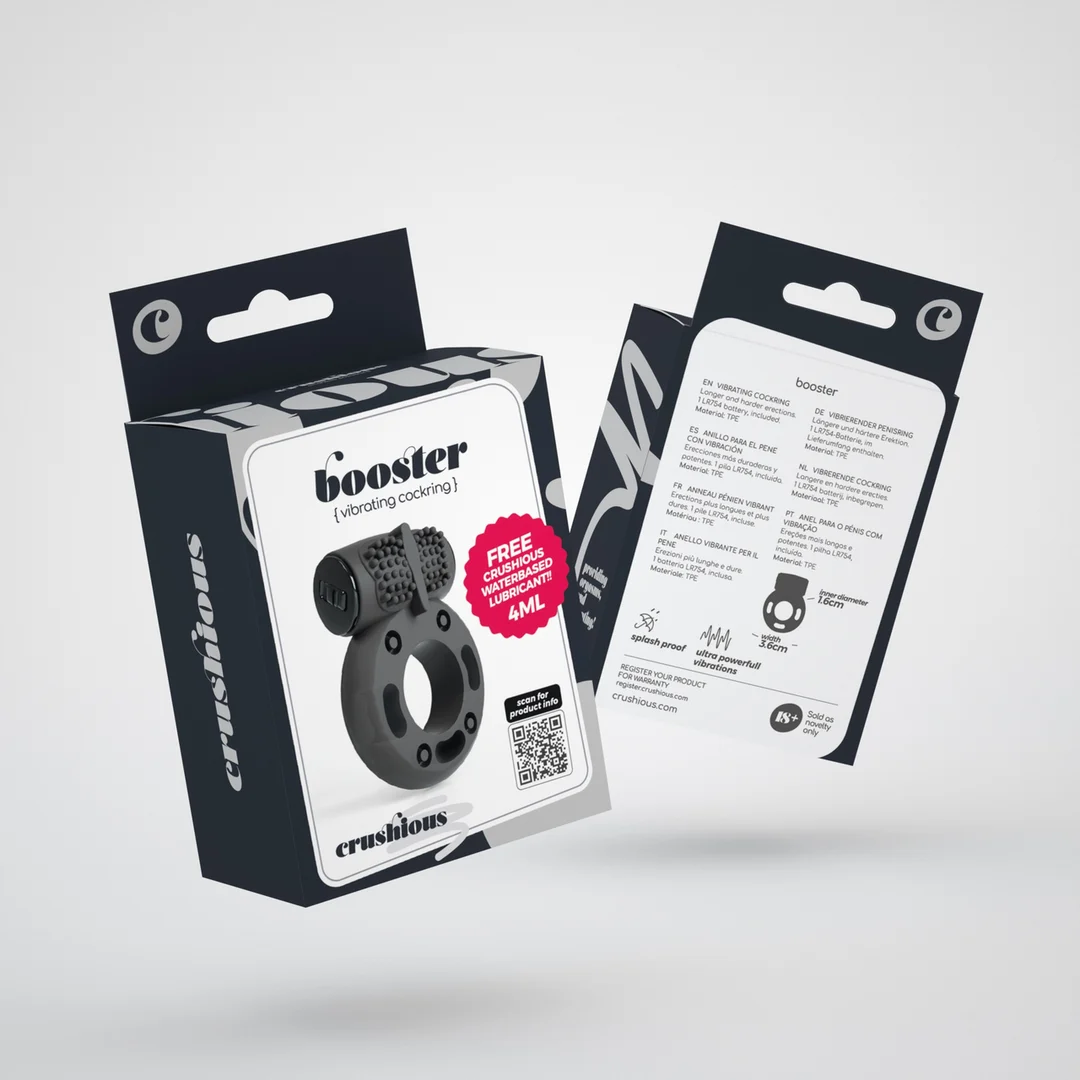 EX18780-2 Crushious Booster anello vibrante per il pene - immagine 1