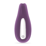 Crushious Pleasuriser vibratore a C ricaricabile con lubrificante, viola - immagine 2