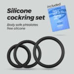 Set di anelli fallici in silicone Bandoleros - immagine 4