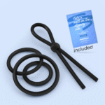 Set di anelli per il pene in silicone Daltons nero - immagine 5