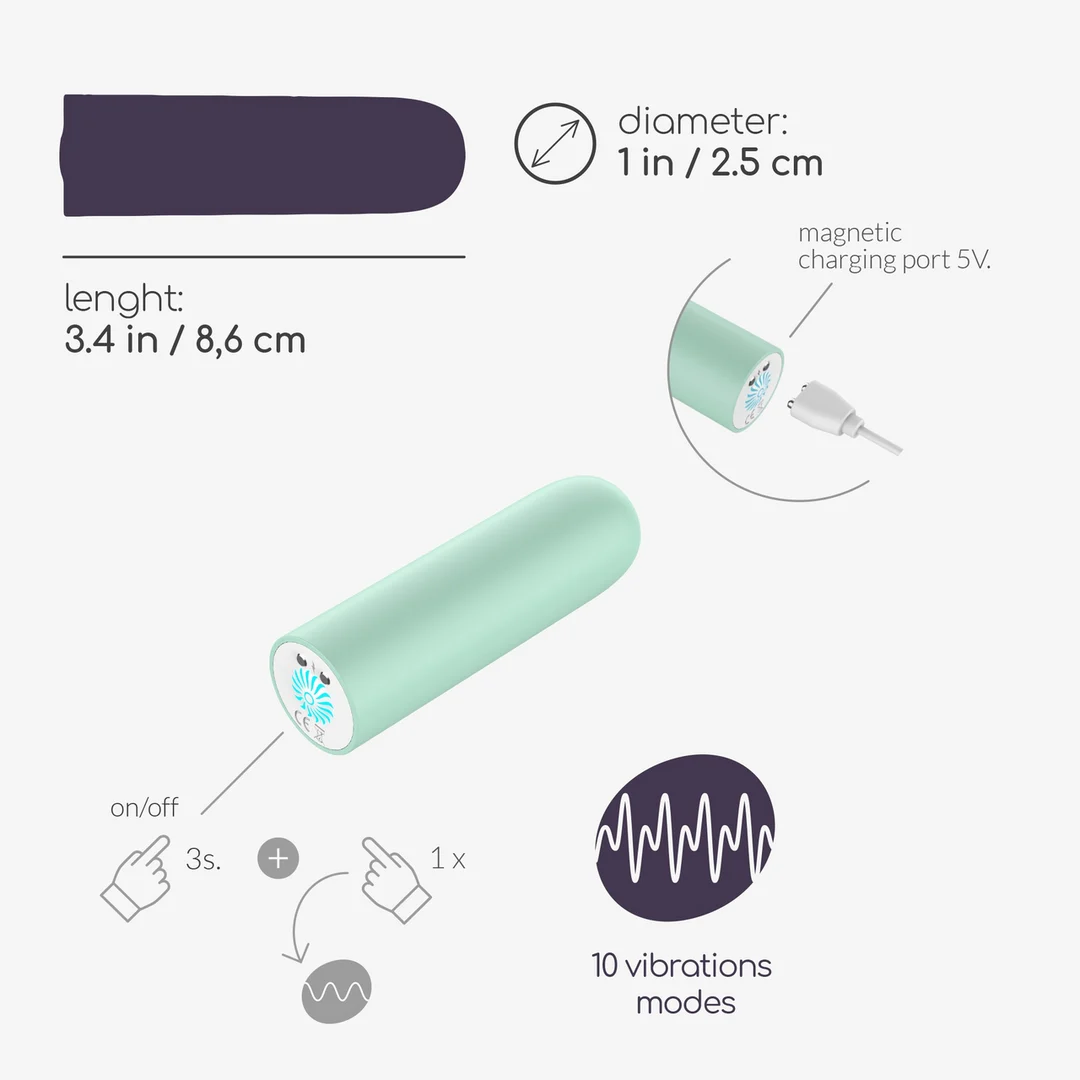 Bullet ricaricabile USB Crushious Quackers - immagine 12