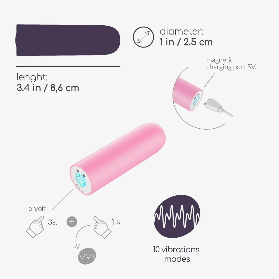 Bullet ricaricabile USB Crushious Quackers - immagine 18