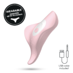 Vibratore da indossare nelle mutandine Crushious Mobula con telecomando - immagine 6