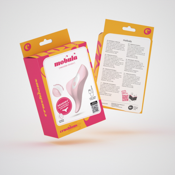 Vibratore da indossare nelle mutandine Crushious Mobula con telecomando