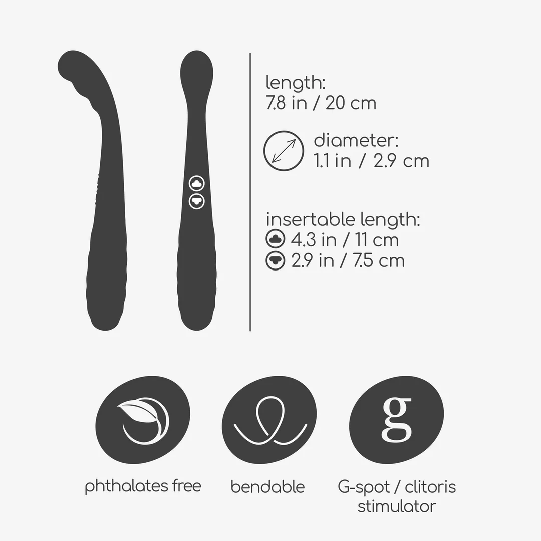 Crushious Pixie vibratore doppio flessibile rosa - immagine 6