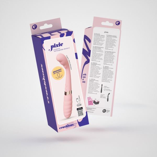 Crushious Pixie vibratore doppio flessibile rosa