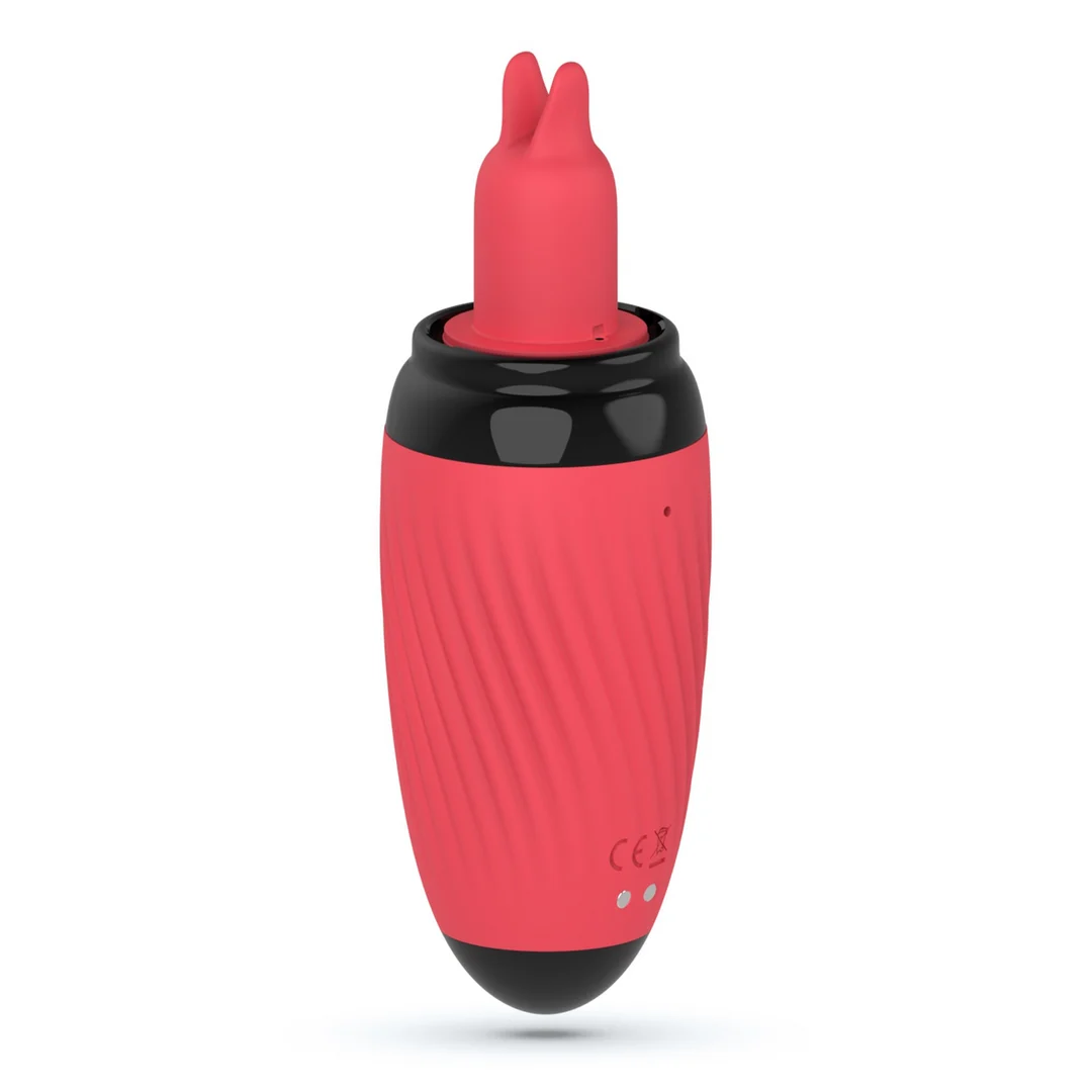 Pompa vibrante e aspirante per vulva Crushious Scarlet - immagine 4