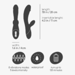 Vibratore rabbit Crushious Dare Dong - immagine 5