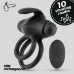 Anello fallico vibrante doppio Crushious Thumper - immagine 5