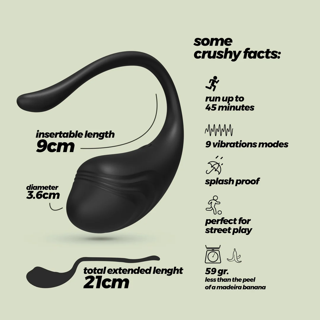Uovo vibrante Crushious Tamago ricaricabile - immagine 6