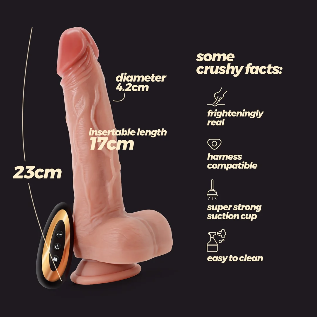 Crushious Inviktus Vibe vibratore riscaldante - immagine 5