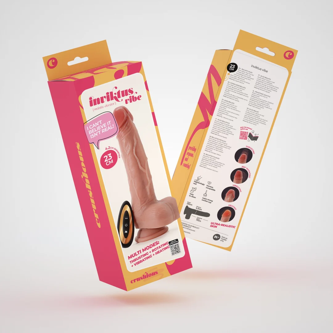 Crushious Inviktus Vibe vibratore riscaldante - immagine 1
