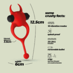 Anello fallico vibrante Crushious Daemon - immagine 11