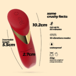 Crushious Blinders bullet vibrante ricaricabile nero - immagine 11