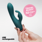 Crushious Lola mini vibratore a coniglio smeraldo - immagine 5