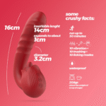 Vibratore a forma di rosa Crushious Osiria - immagine 5