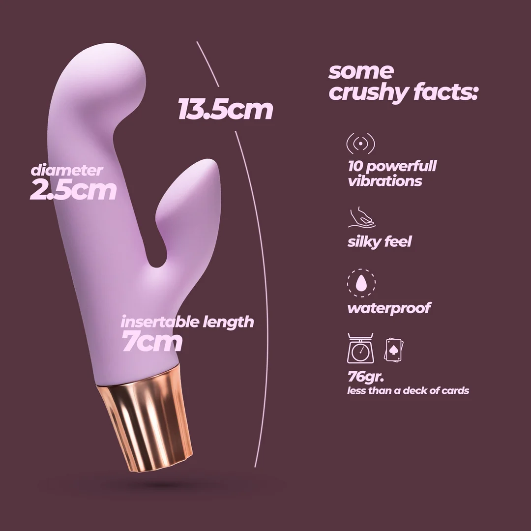 Crushious Mellow Cony mini vibratore rabbit - immagine 11