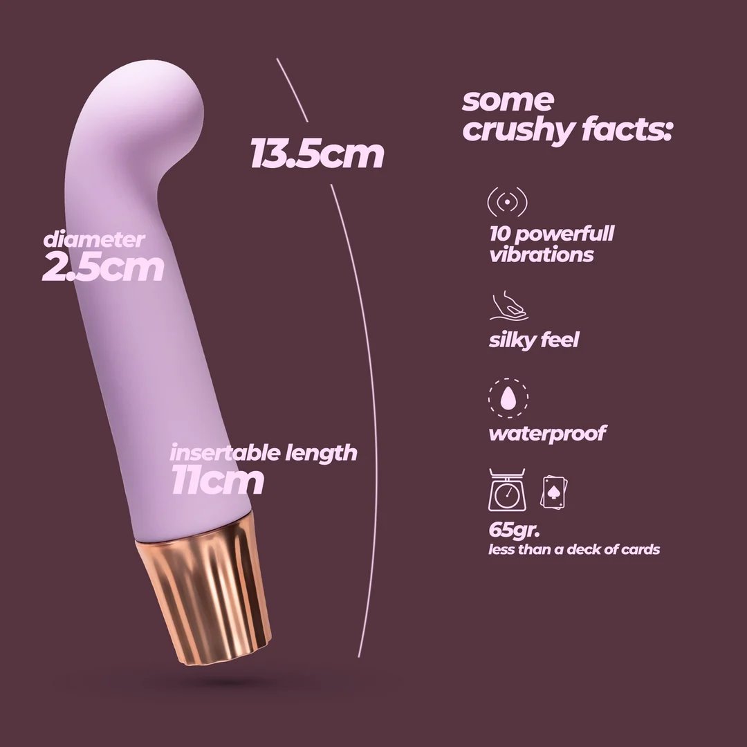 Crushious Mellow Gee mini vibratore per il punto G - immagine 11