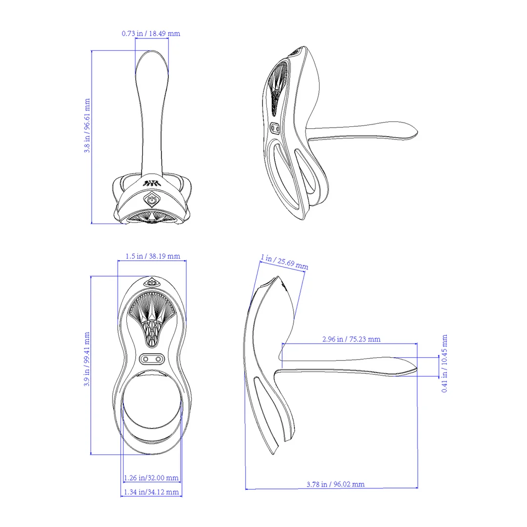 Vibratore per coppie dal design indossabile – BAYEK - immagine 12
