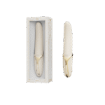 Vibratore per il clitoride con funzione riscaldante Zalo bianco avorio