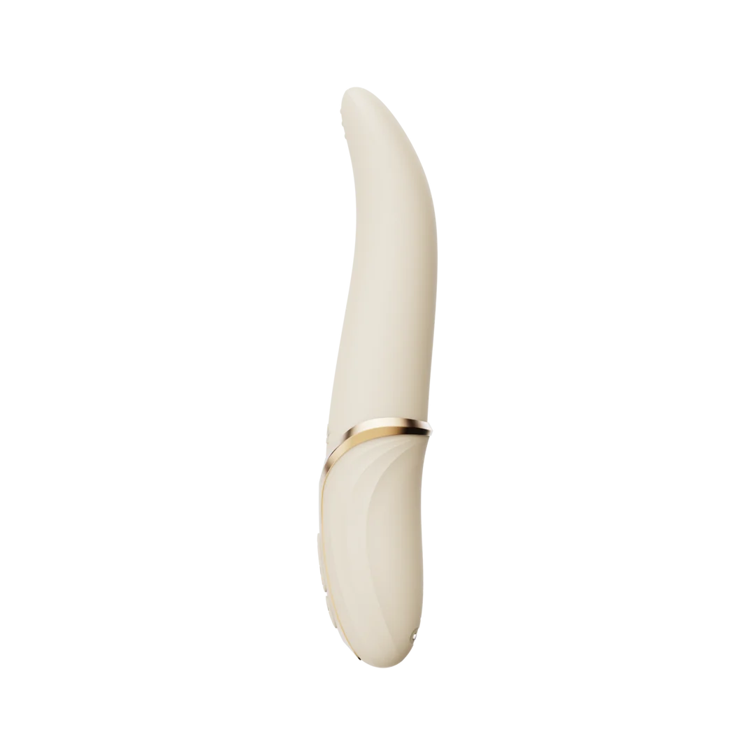 Vibratore per il clitoride con funzione riscaldante Zalo bianco avorio - immagine 4