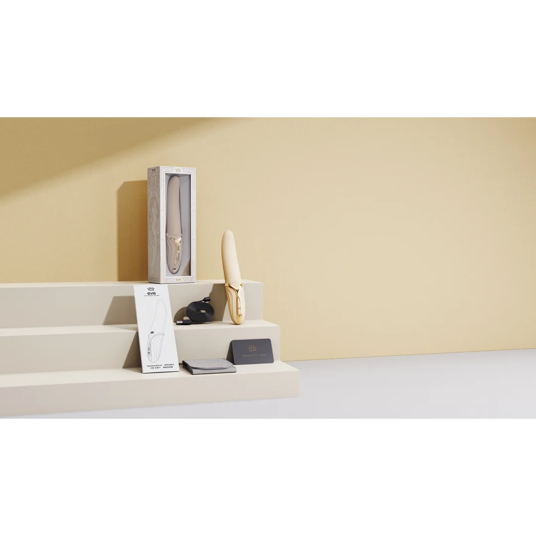 Vibratore per il clitoride con funzione riscaldante Zalo bianco avorio - immagine 6