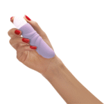 Mini vibratore da viaggio con rilievi, Fun Factory Pastel Lila - immagine 3