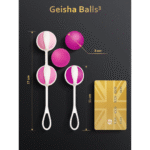 Palline di Kegel – Geisha Balls 3 – Rosa confetto - immagine 3