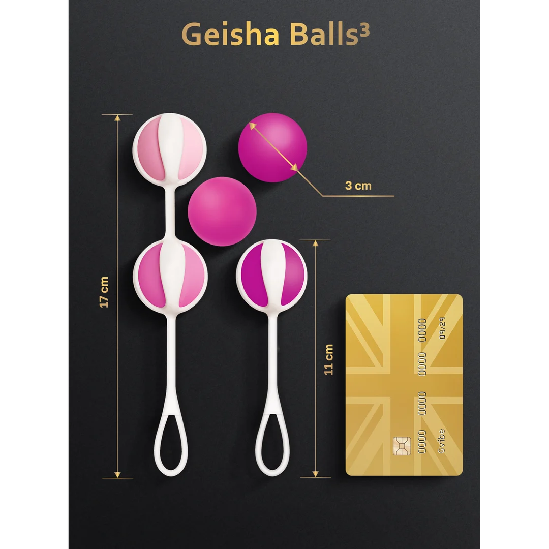 Palline di Kegel – Geisha Balls 3 – Rosa confetto - immagine 3