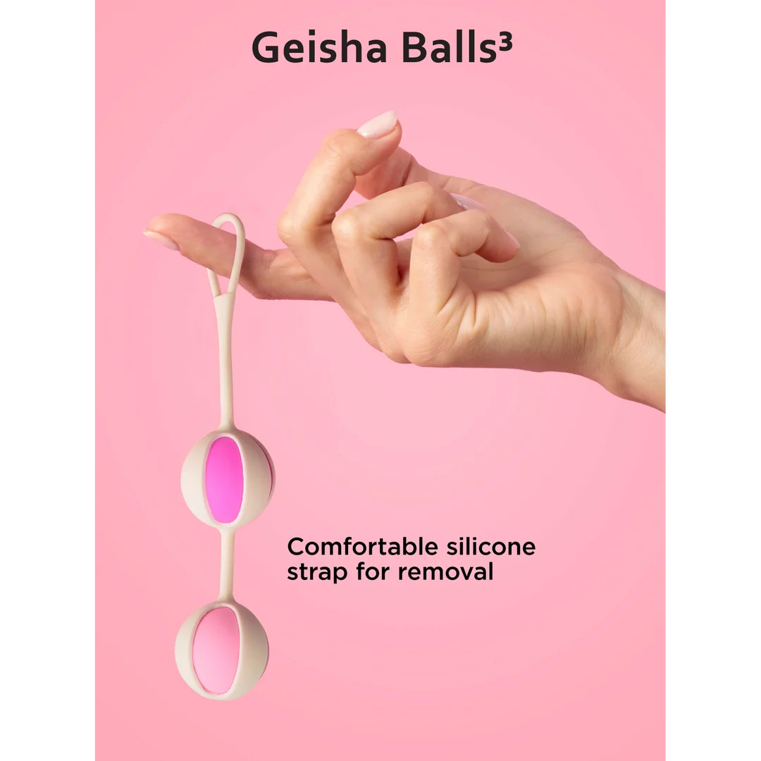 Palline di Kegel – Geisha Balls 3 – Rosa confetto - immagine 4