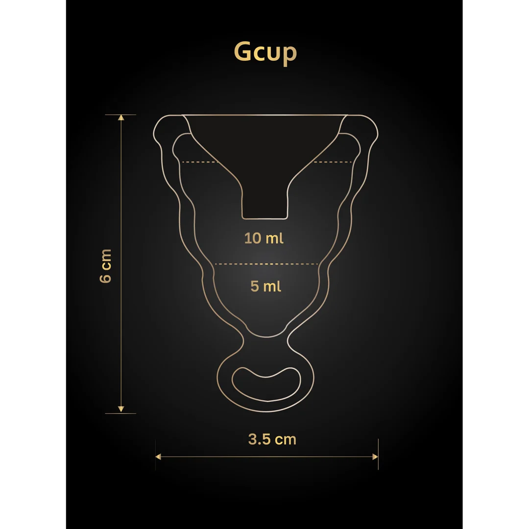 G Vibe G Cup coppetta mestruale nera - immagine 5
