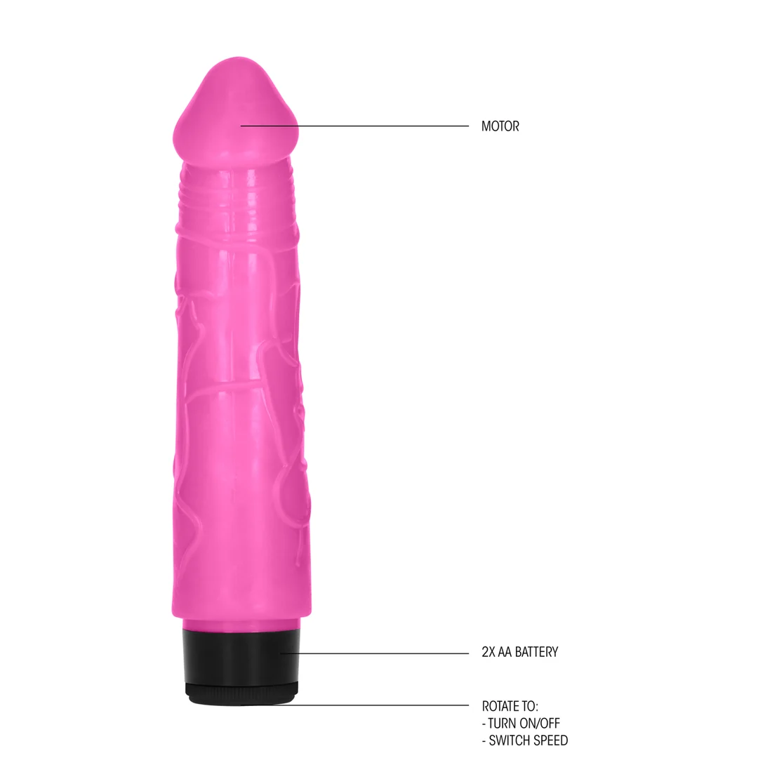 Vibratore realistico con funzione a più velocità – 8 / 20 cm GC by Shots - immagine 3