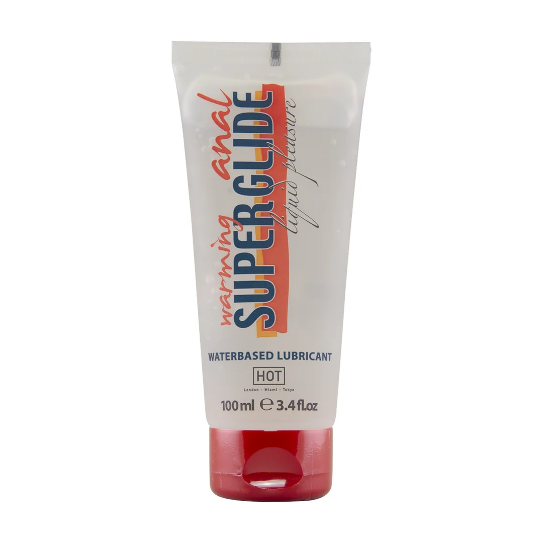 HOT Anal Superglide Warming Liquid Pleasure lubrificante a base d’acqua 100 ml - immagine 2