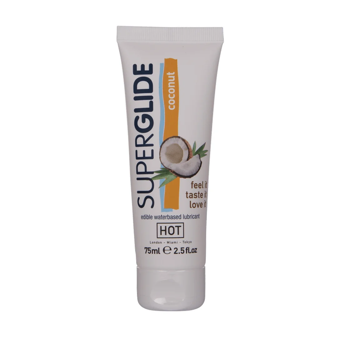 Lubrificante a base d’acqua, gel lubrificante commestibile al 100%, senza gusto, 75 ml, HOT - immagine 2