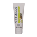 Lubrificante aromatizzato, gel lubrificante commestibile a base d’acqua, ananas, 75 ml, HOT Superglide - immagine 2