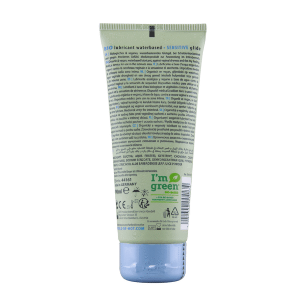 Lubrificante HOT Sensitiv a base d'acqua