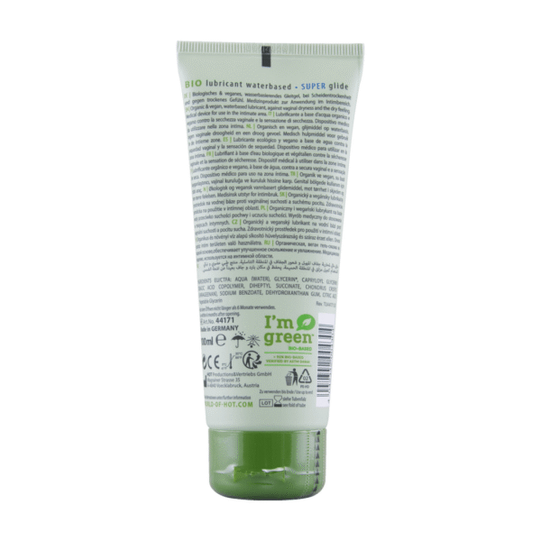 Lubrificante HOT Superglide a base d’acqua