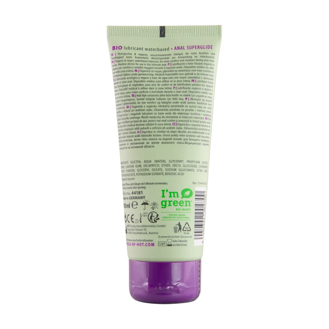 HOT Superglide Anal lubrificante a base d’acqua - immagine 1