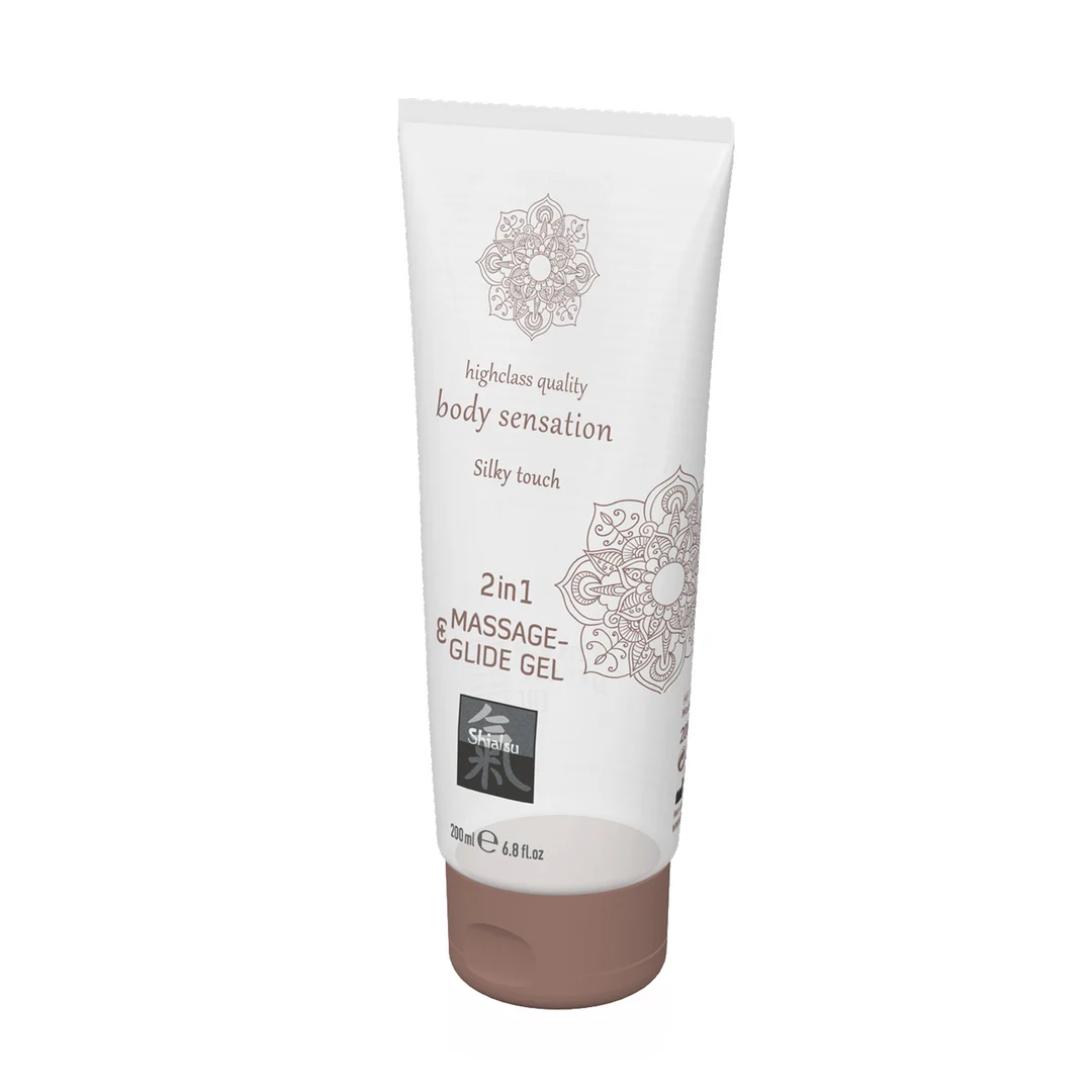 Olio da massaggio e lubrificante in 1 – Silky Touch gel da massaggio e lubrificante 2 in 1, vellutato e non appiccicoso – 7 fl oz / 200 ml - immagine 1