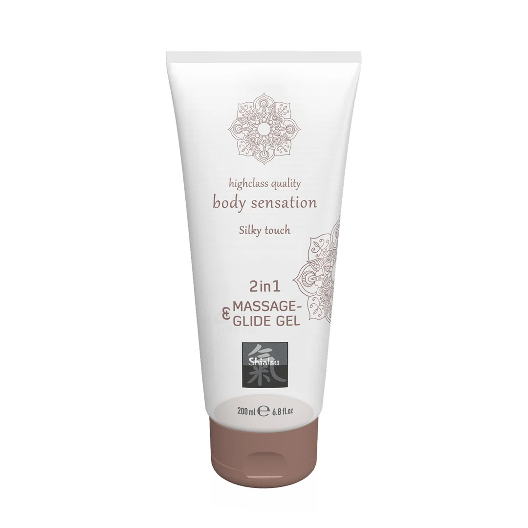 Olio da massaggio e lubrificante in 1 – Silky Touch gel da massaggio e lubrificante 2 in 1, vellutato e non appiccicoso – 7 fl oz / 200 ml - immagine 2