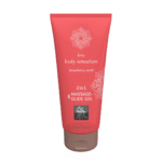 Gel 2 in 1 da massaggio e lubrificante HOT alla fragola - immagine 2