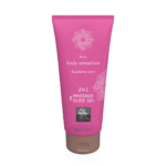 Gel HOT 2 in 1 da massaggio e lubrificante al lampone - immagine 2