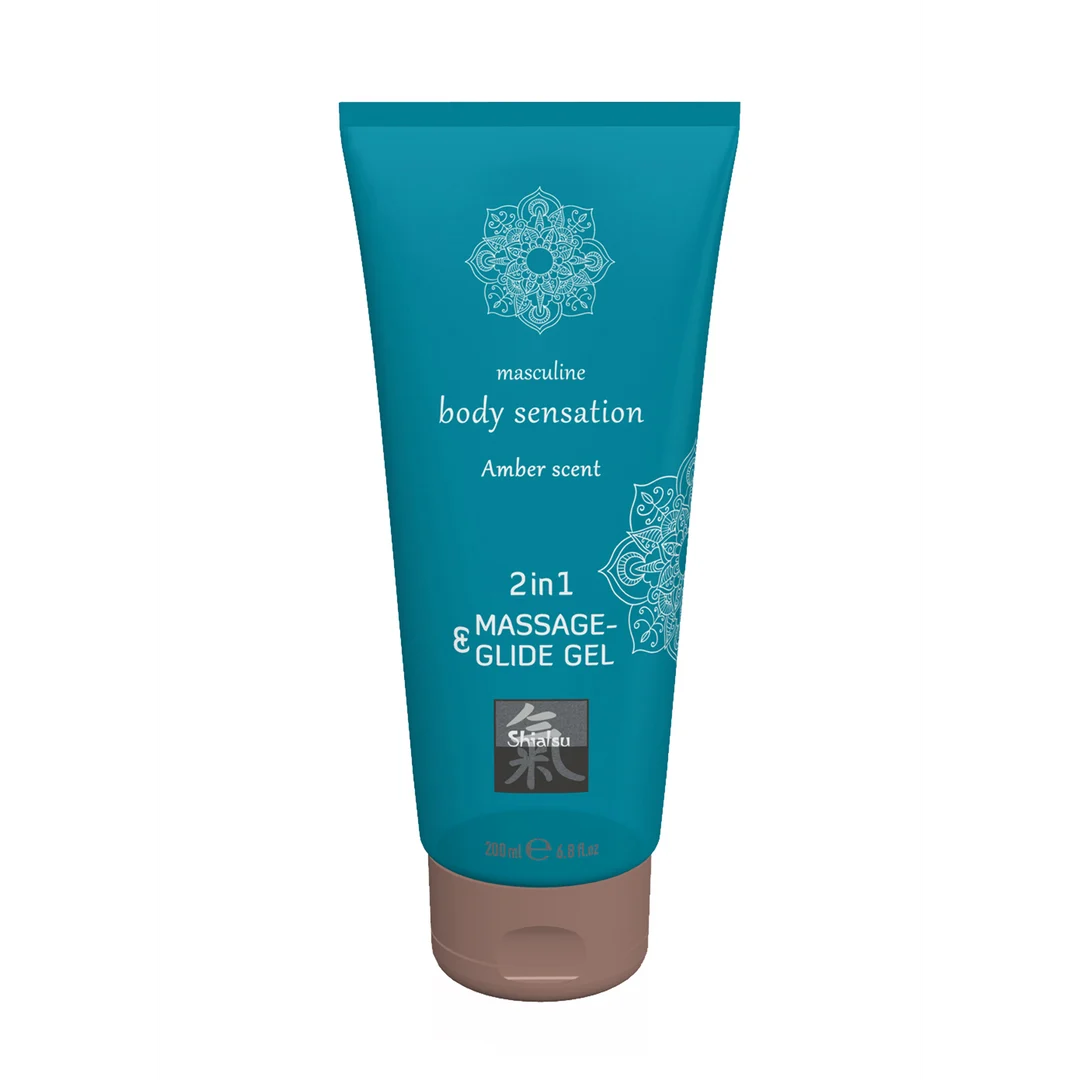 Gel HOT 2 in 1 da massaggio e lubrificante all’ambra - immagine 2
