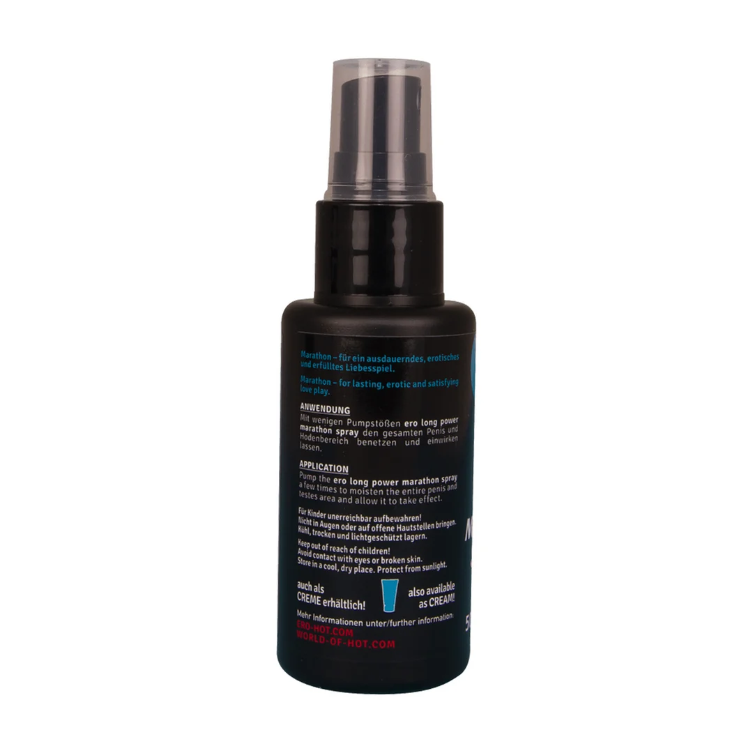 Spray stimolante - Spray Marathon per uomo 2 fl oz / 50 ml - Long Power MARATHON Spray Men - ero by HOT - immagine 2