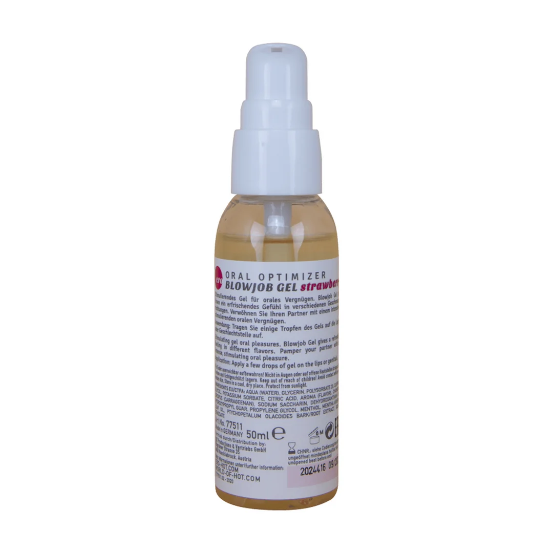 HOT Oral Optimizer Deepthroat Gel alla fragola 50 ml - immagine 2