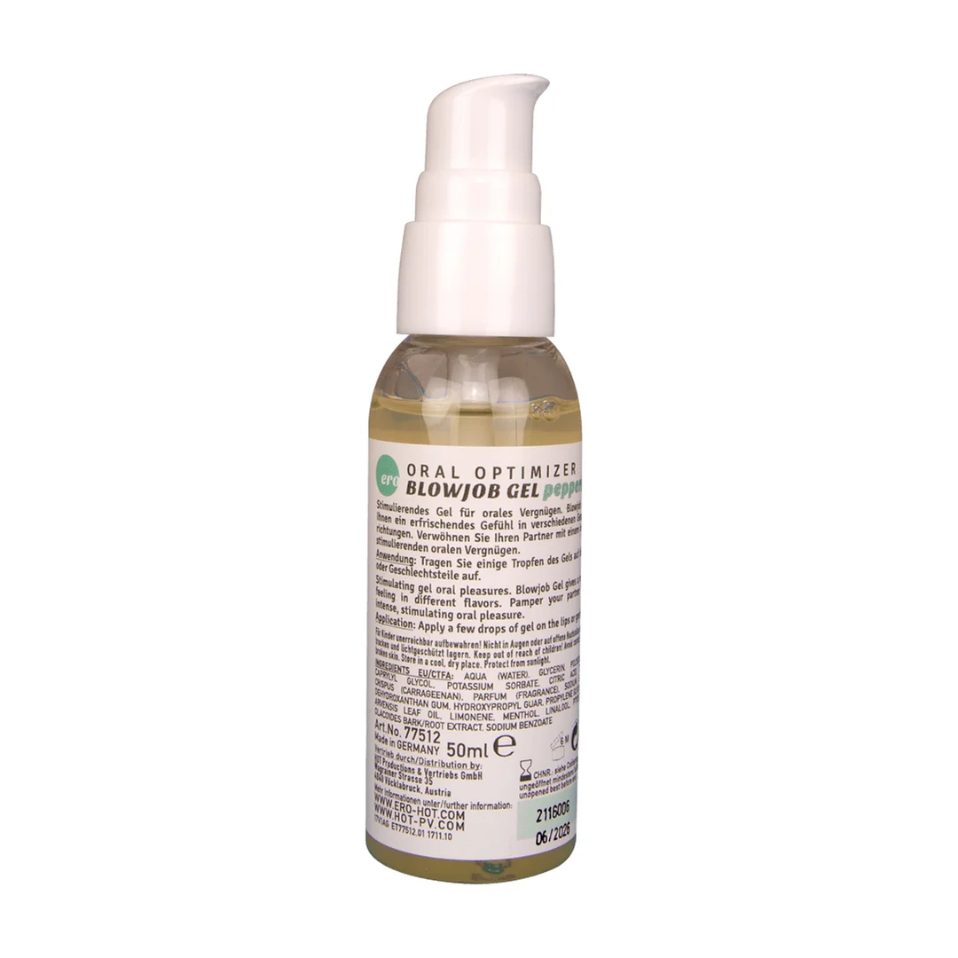 HOT Oral Optimizer Deepthroat Gel al gusto di menta - immagine 1